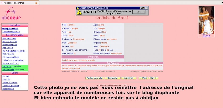 exemple annonce site de rencontre originale